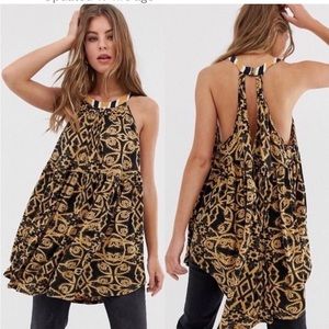 Free People halter tunic NWOT